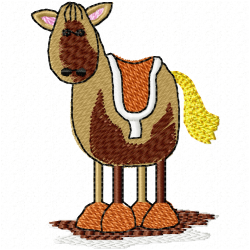 Donkey Embroidery Design 2 Donkey Embroidery Design 2